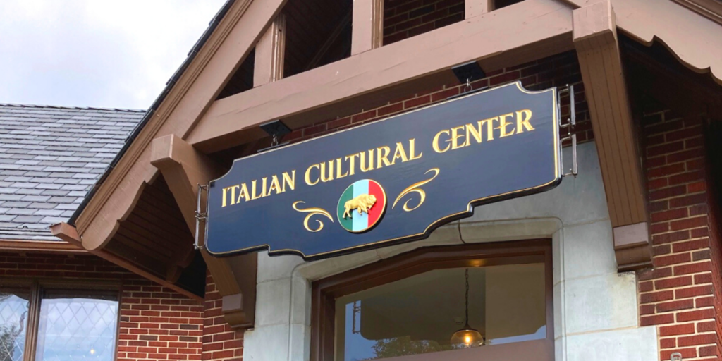 Italian Cultural Center signage