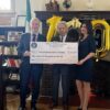 Senator Ryan presents a check for $100,000 to Executive Director John Vecchio and Deputy Director Lindsey Lauren Visser at Centro Culturale Italiano di Buffalo, Oct. 8, 2022